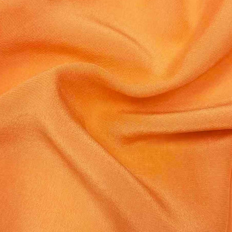 Double crepe silk fabric card for custom apparel