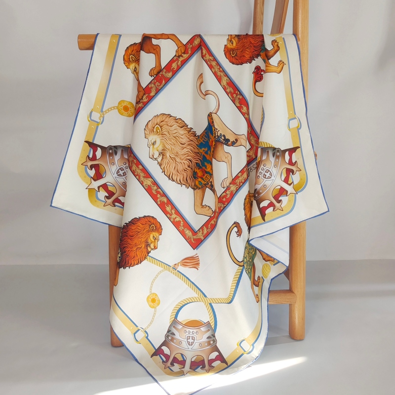 DOCSUN custom silk scarf manufacturing example