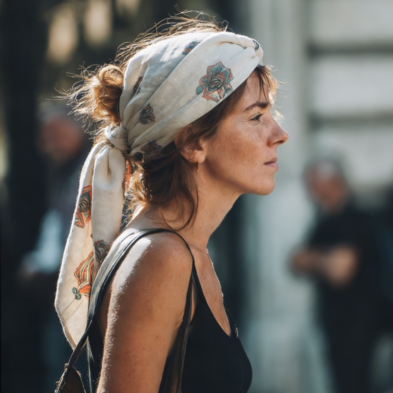 DOCSUN Custom Ramie Cotton Blend Bandana