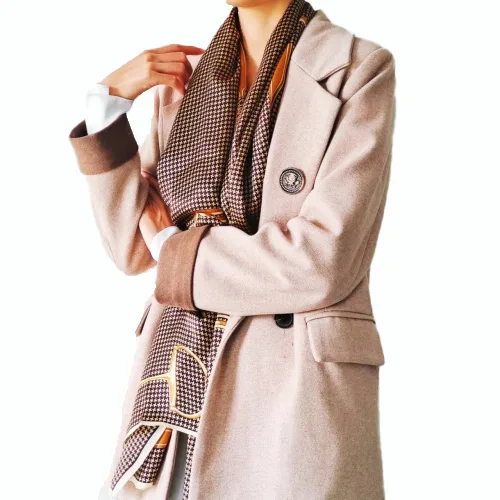 55 by 170 centimeter long custom silk scarf size reference