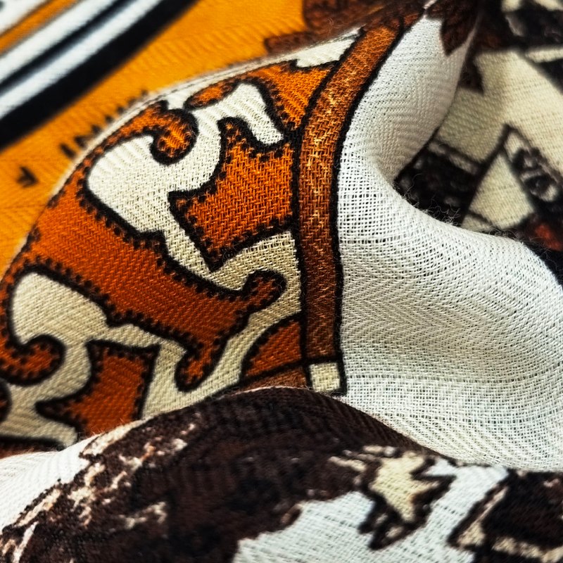 Custom Silk Wool Blend Fabric
