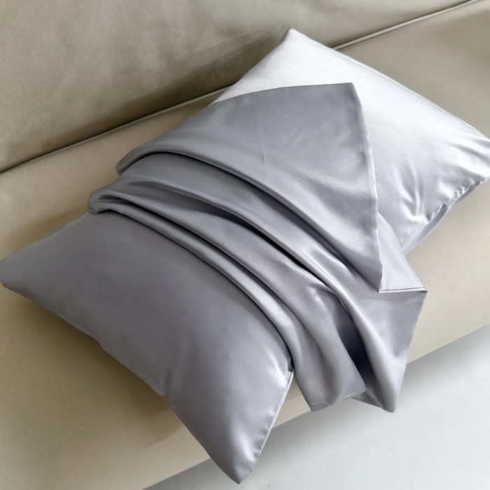 Custom satin silk pillowcases for private label bedding quality inspection