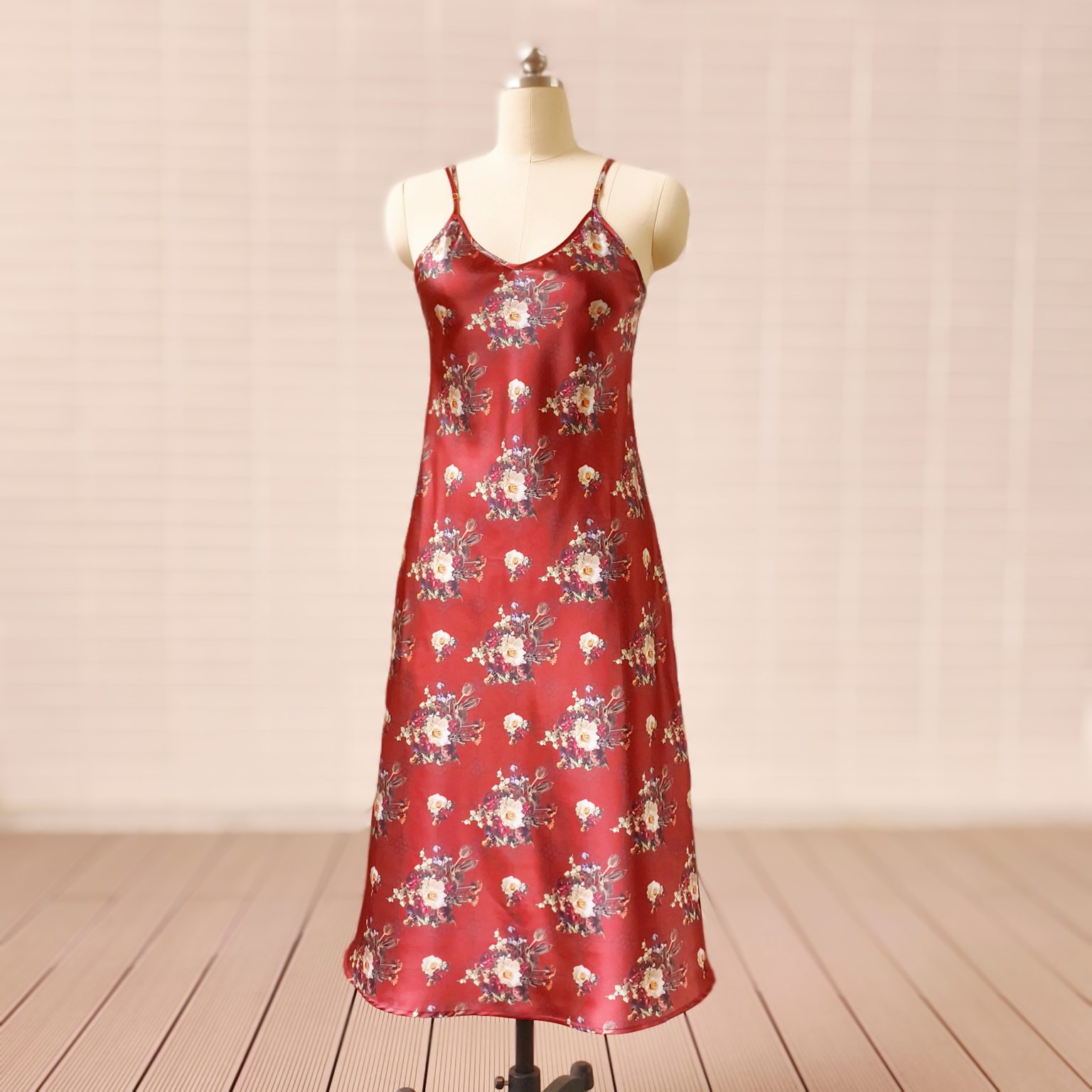 Custom silk dresses showing fabric drape and luxury apparel development
