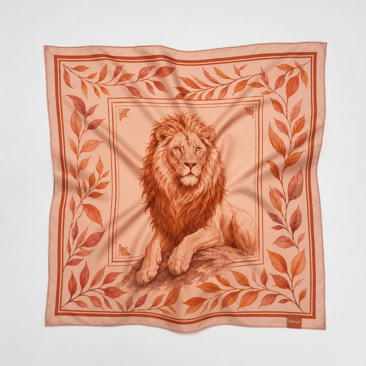 Luxury silk scarf fashion product for premium custom scarf presentation