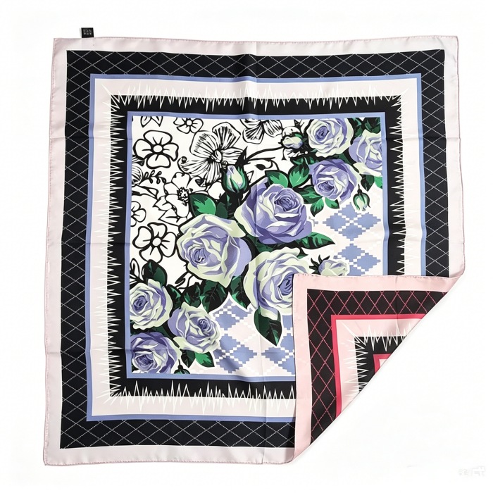 Mulberry silk scarves showing smooth drape and refined surface for luxury accessories
