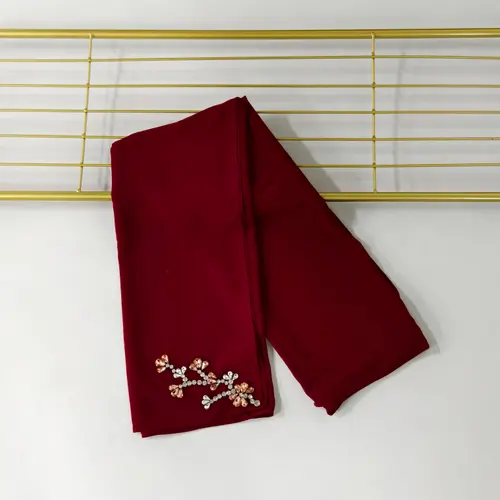 DOCSUN custom chiffon scarf with lightweight drape