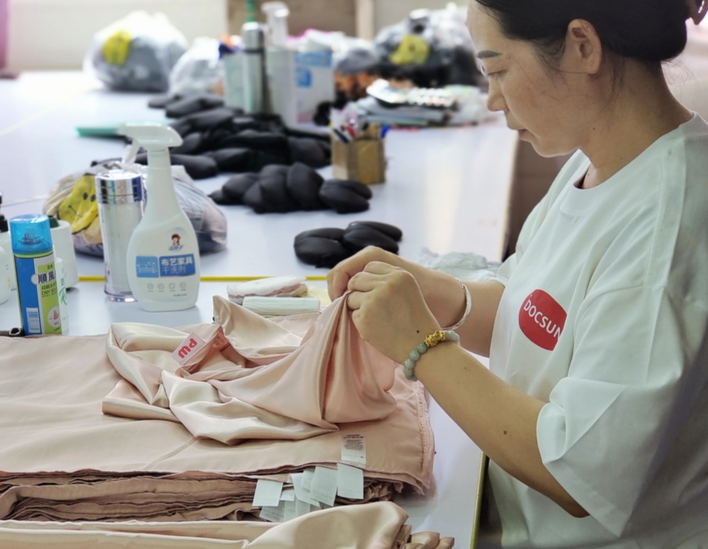 DOCSUN pillowcase production process and quality control