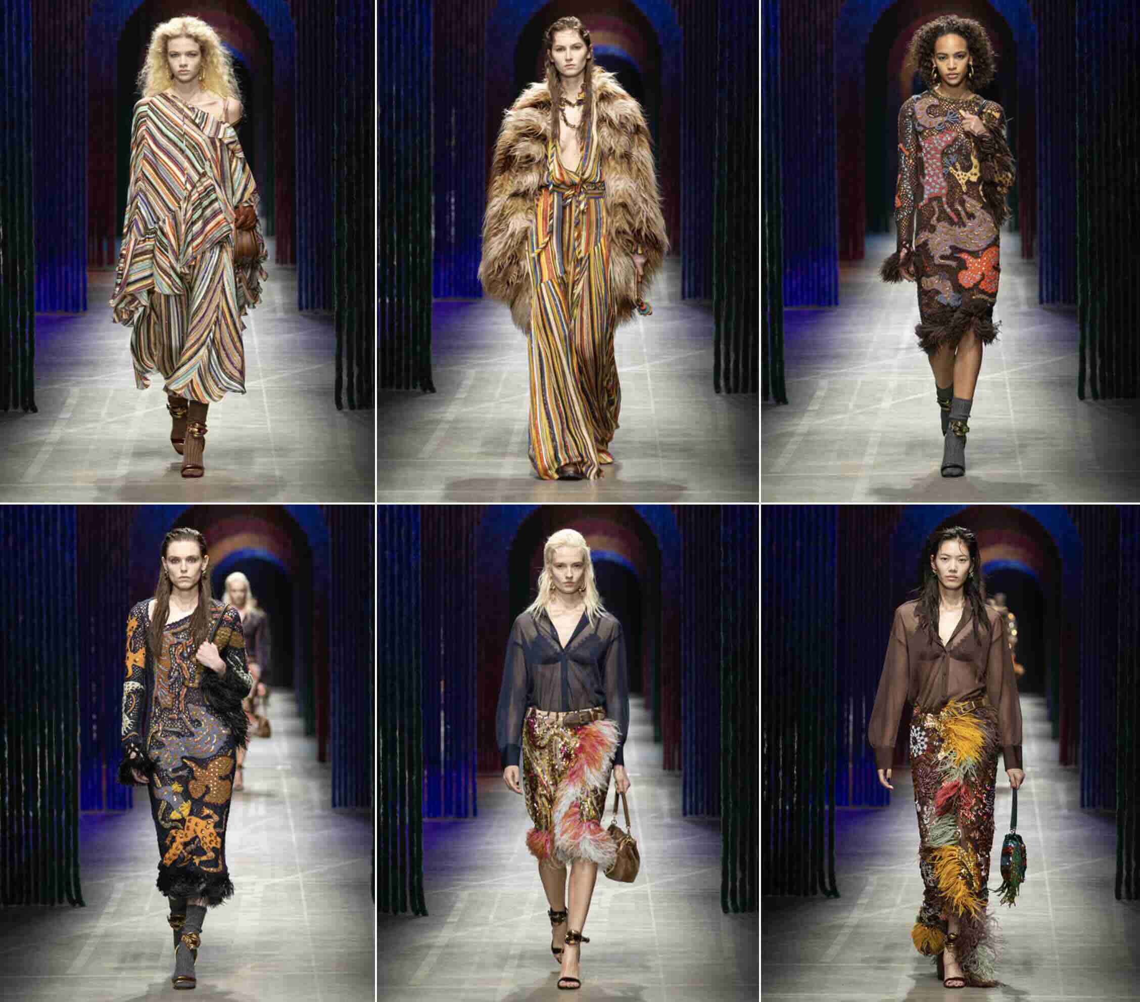 Maximalist pattern direction for custom silk dress and apparel collections
