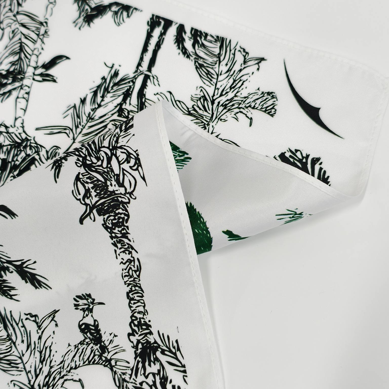 Imitation silk twill made from high-quality polyester for durable custom printed scarves