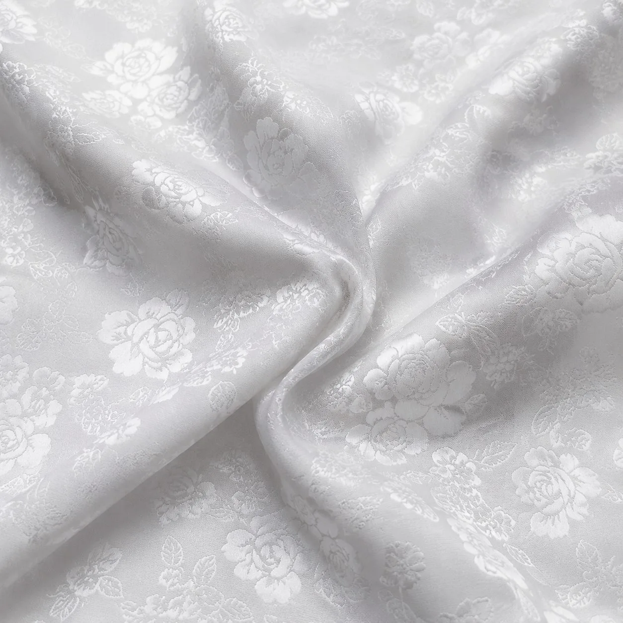 Woven silk jacquard texture for bespoke scarf manufacturing