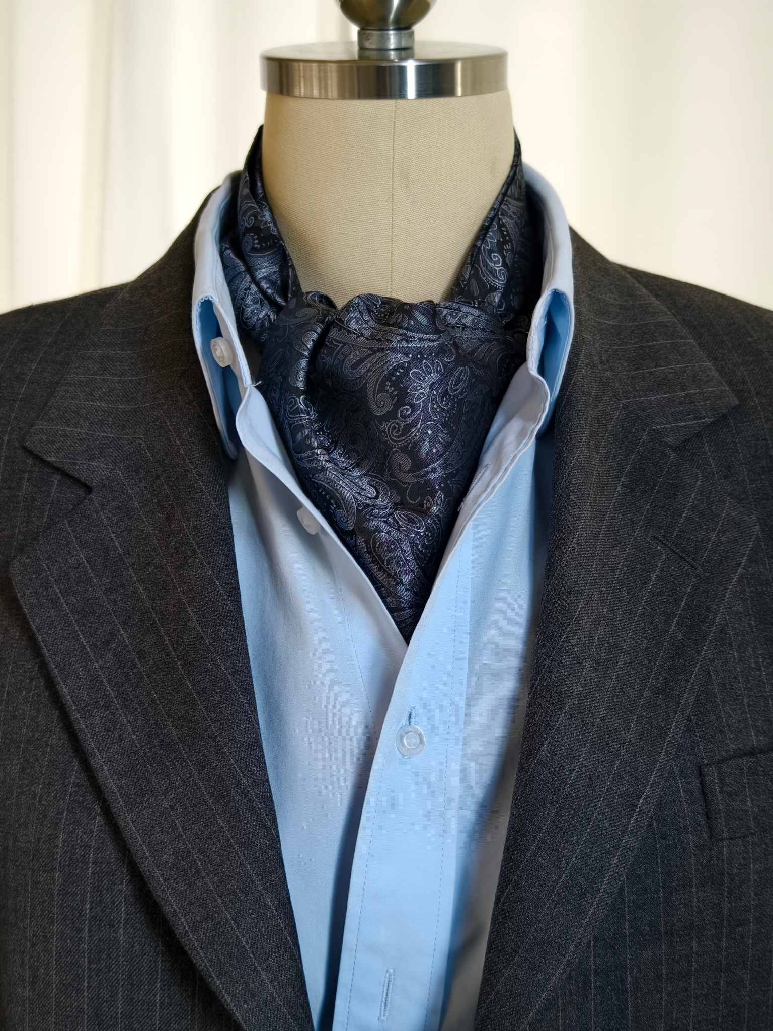 Silk bow tie design detail for menswear brands