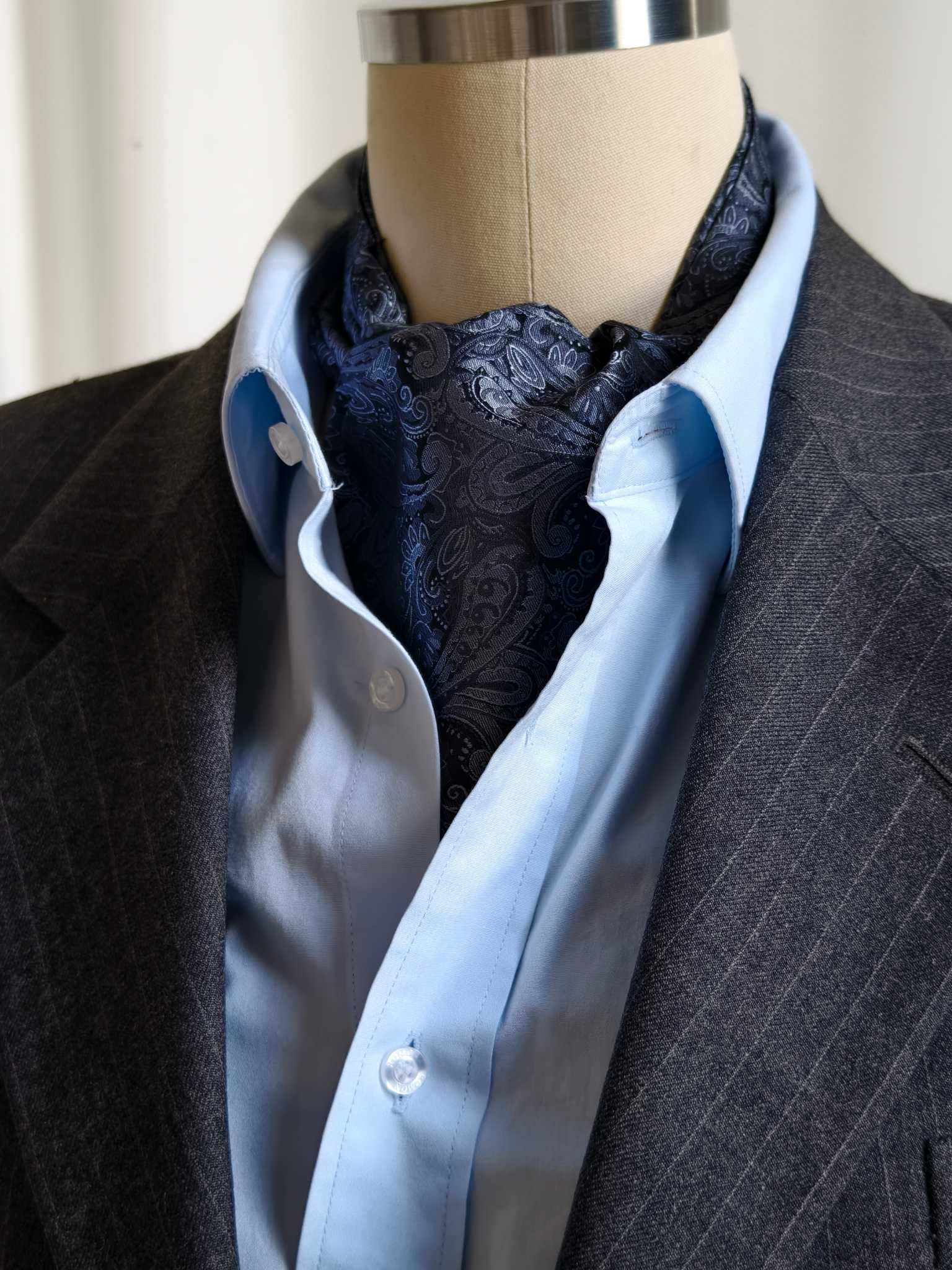Fashion styling view of custom silk bow ties