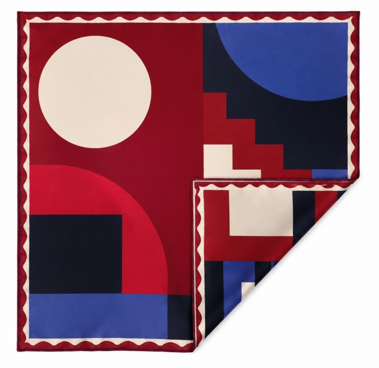 High-penetration single-sided silk scarf printing with improved reverse-side color