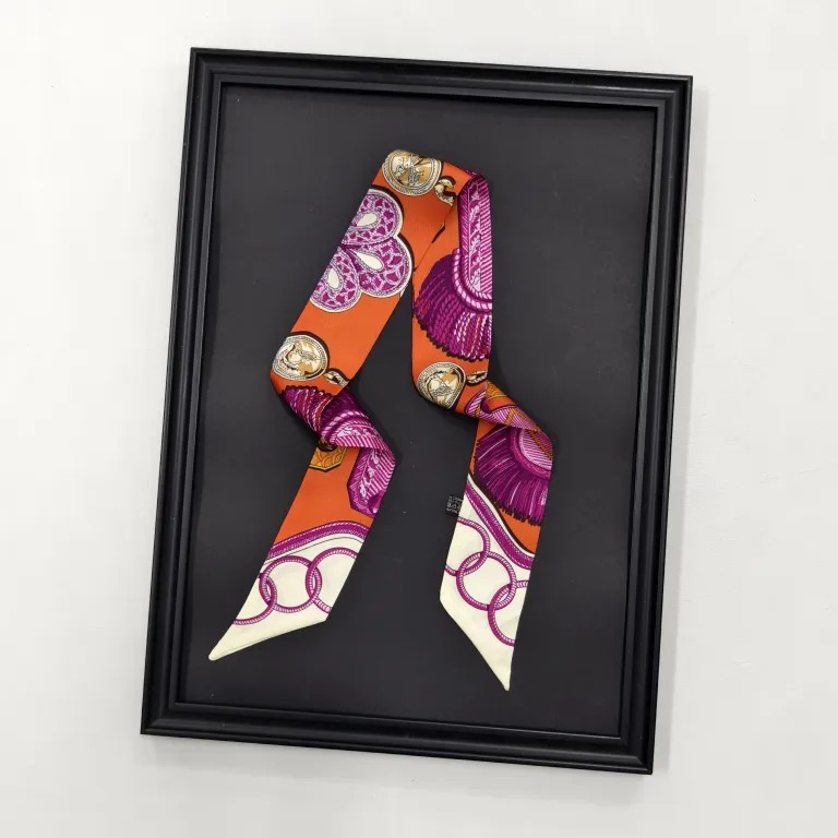 Pink silk scarf styling for feminine fashion looks