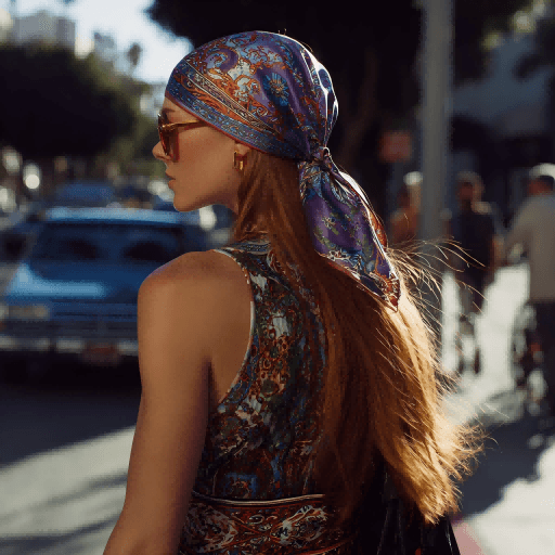 Custom silk scarf color guide for seasonal brand collections