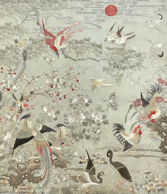 Historic silk culture inspiration for luxury silk fabric development