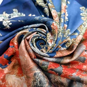 Mulberry silk scarf fabric for luxury scarf products