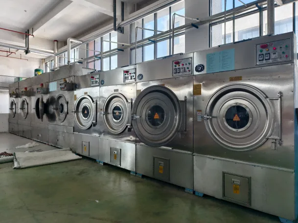 Washing and drying process after silk scarf steaming and color fixation
